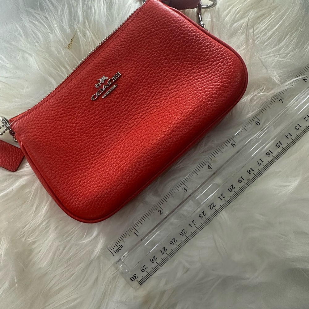 COACH NOLITA/WRISTLET BAG/POCHETTE in ORANGE